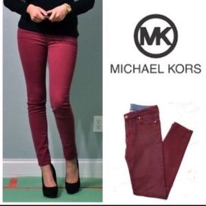 MK burgandy jeans